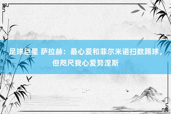 足球巨星 萨拉赫：最心爱和菲尔米诺扫数踢球，但咫尺我心爱努涅斯